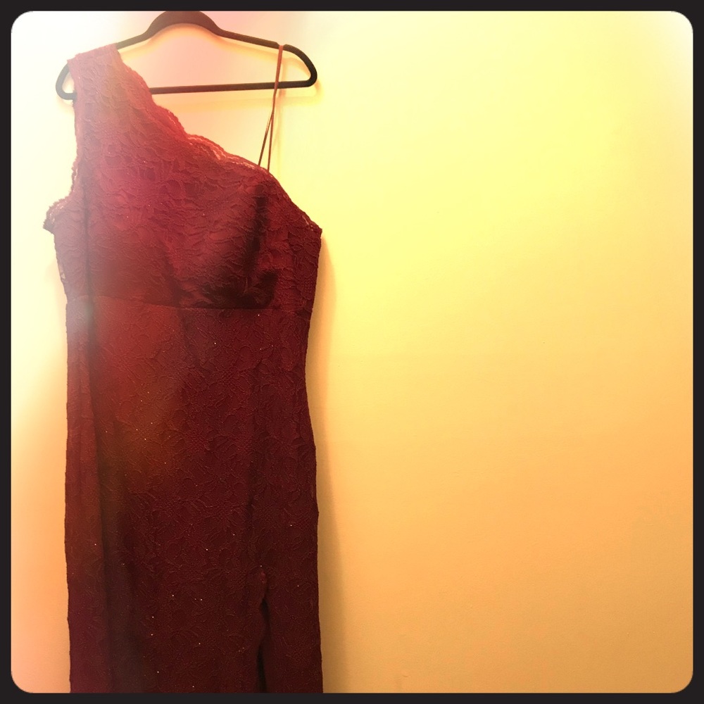 Wine Colored Dress